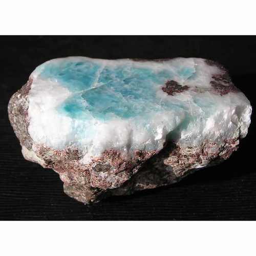 天然ラリマール（ブルーペクトロライト）原石約674.5cts134.9g1面磨きドミニカから！