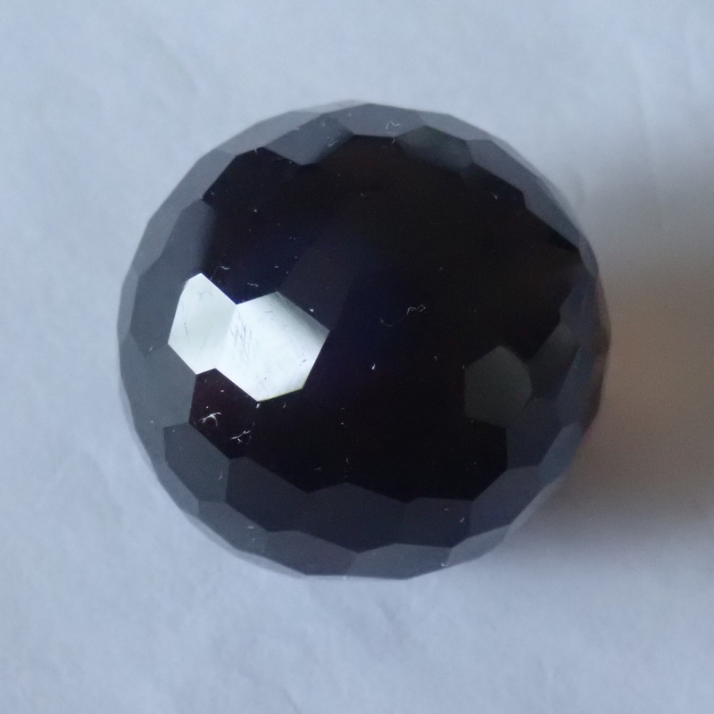 天然スモーキークォーツファセット球ナチュラル水晶ファセットカット球約2cm球59.775cts