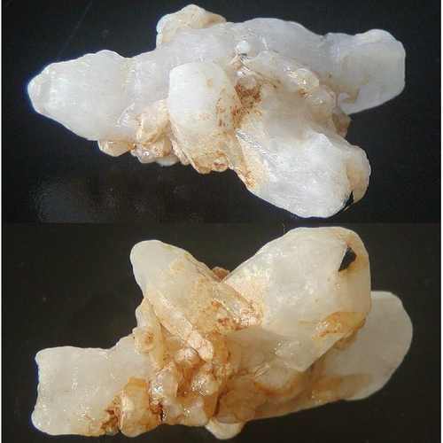 サファイア結晶双晶47.693ctsコランダムクリスタル☆大きな稀少ホワイトトランスペアレント結晶