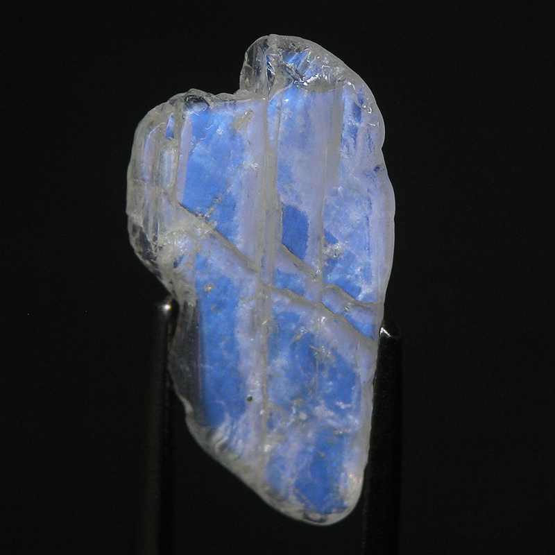 原石の侭に！華麗ブルーシラー天然ブルームーンストーン原石