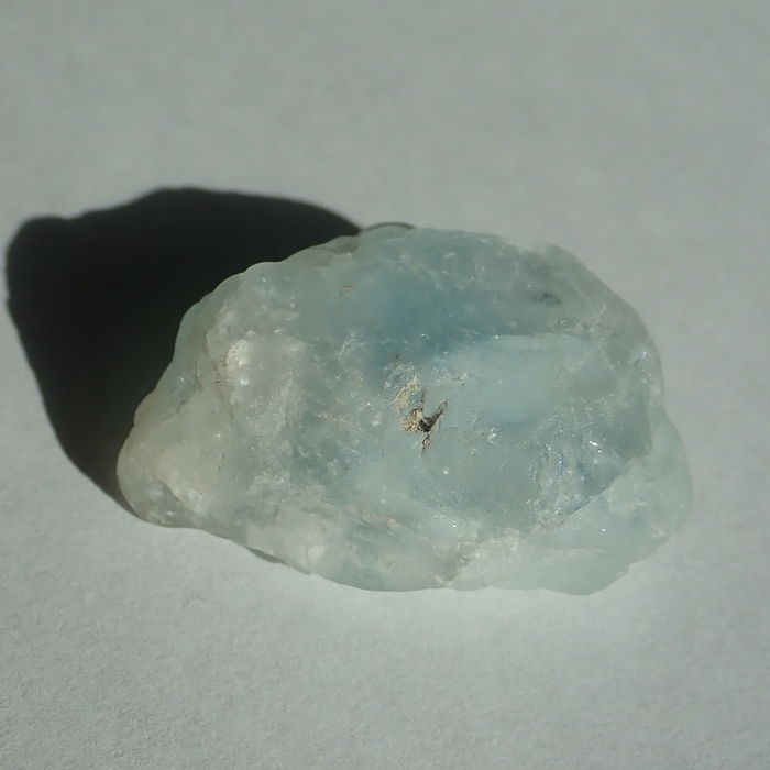 天然トパーズ結晶24.198cts 非加熱ナチュラル結晶原石淡い水色