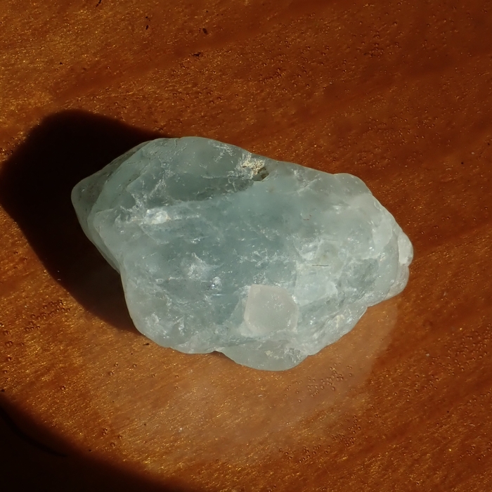 天然トパーズ結晶24.198cts 非加熱ナチュラル結晶原石淡い水色