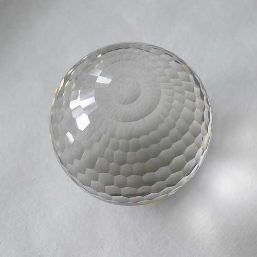 天然ファセットクォーツボール（球）201ctsナチュラル水晶ファセット球3cm球！