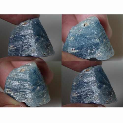 抜群ブルーコランダム128.985cts(25.80g)生きている青いサファイア結晶！