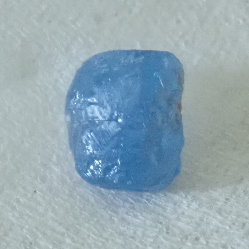 超稀少スリランカの天然コバルトスピネル結晶0.348cts